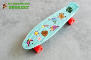 How to put stickers on the skateboard