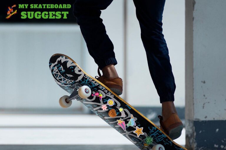 Where to put stickers on a skateboard